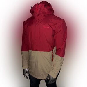 Marmot Men's L Anorak RECCO Gore-Tex ski/ snowboard color block jacket